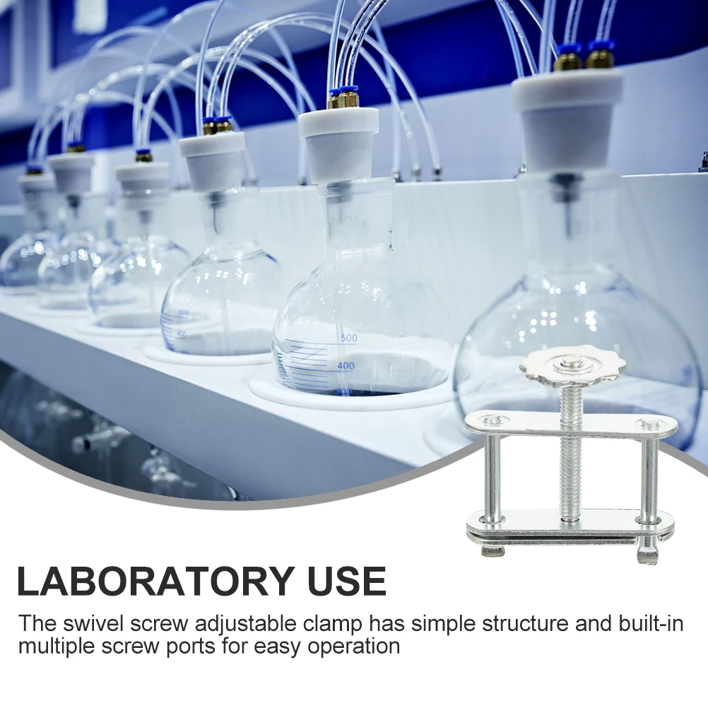 12pcs Swivel Screw Adjustable Clamps Flow Control Tubing Clamp For Labs Rust Resistant Ergonomic Grip Strong Load