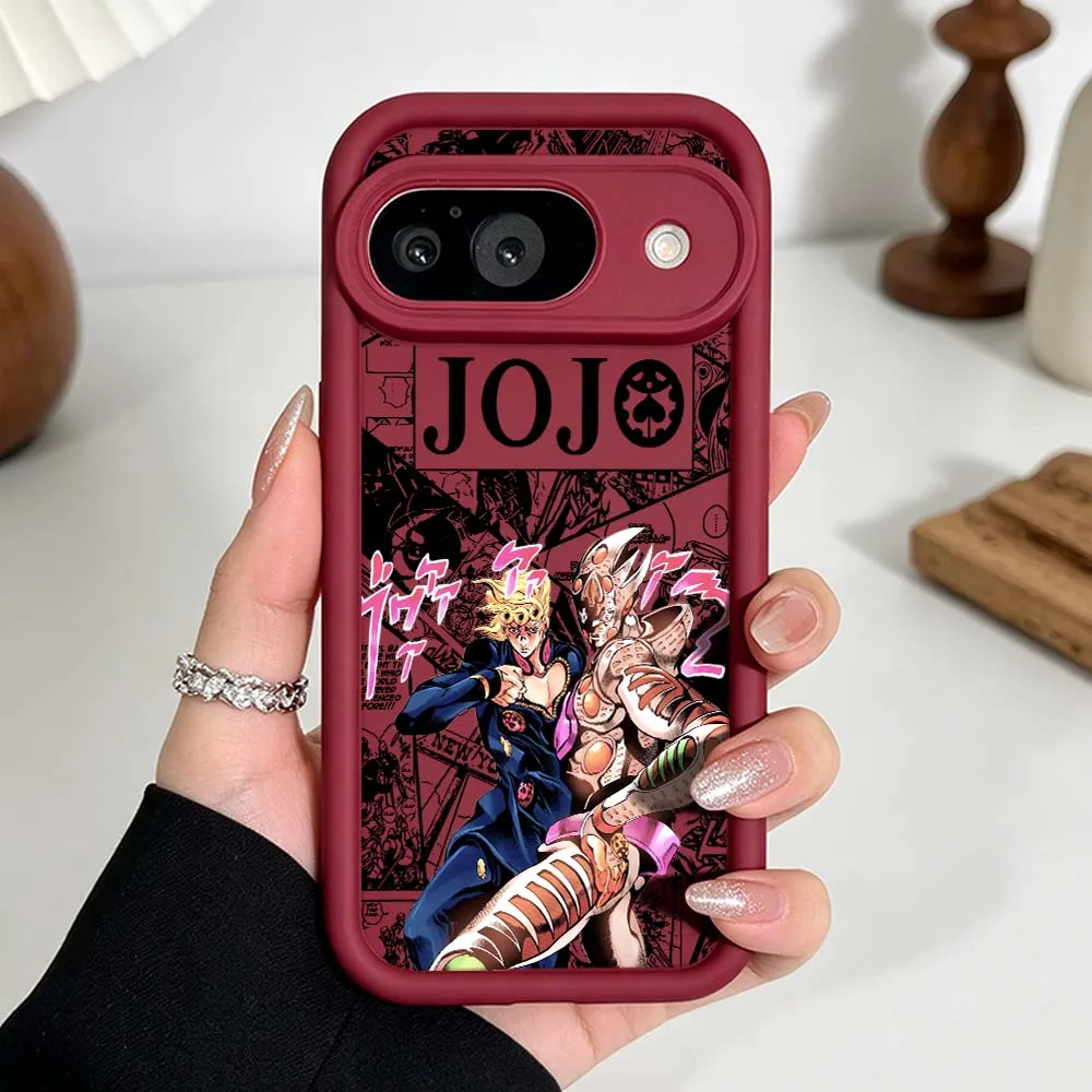 JOJO Handsome Phone Case For Google Pixel 10 9 8 7 9a 8a 7a Pro XL Eye Ladder Silicone Cover view 6