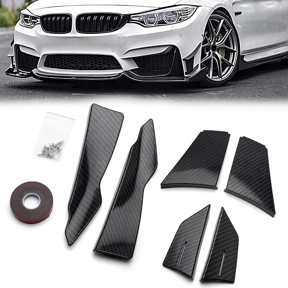 

Накладка на передний бампер (сплиттер, канарды, ветровой нож) — защита от царапин для BMW F80 M3 / F82 M4