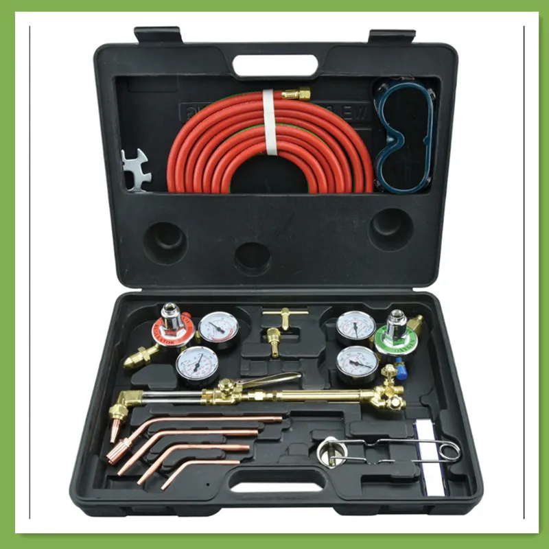 Professional Oxygen Acetylene Welding Cutting Torch Kit Welding & Cutting Outfit for Gas Cylinder Essential Equipment