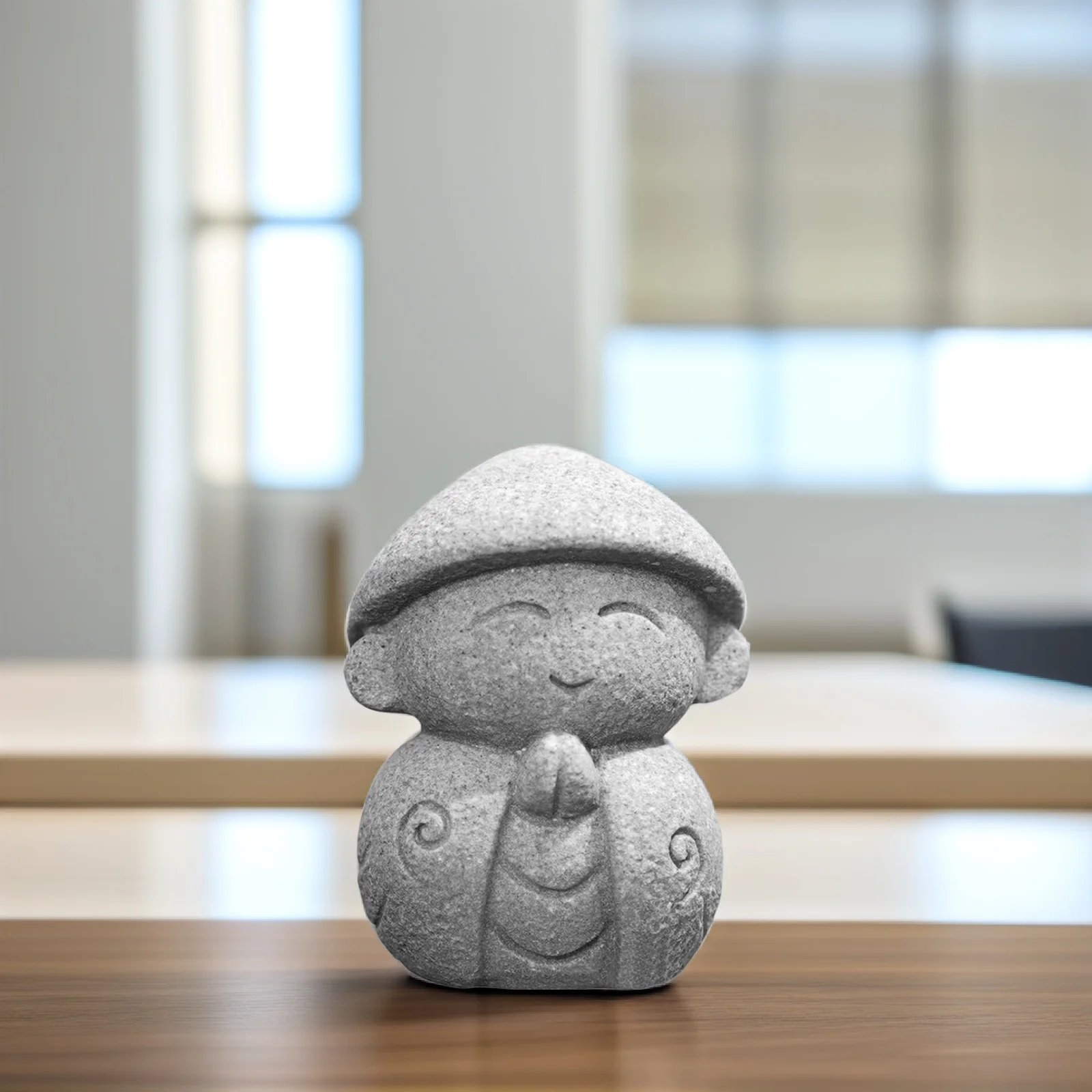 

Small Buddha Animal Bonsai Stone Maitreya Adornment Home Decor Statue Mini Zen Garden Fish Tank Office Table Ornament Craft Moss