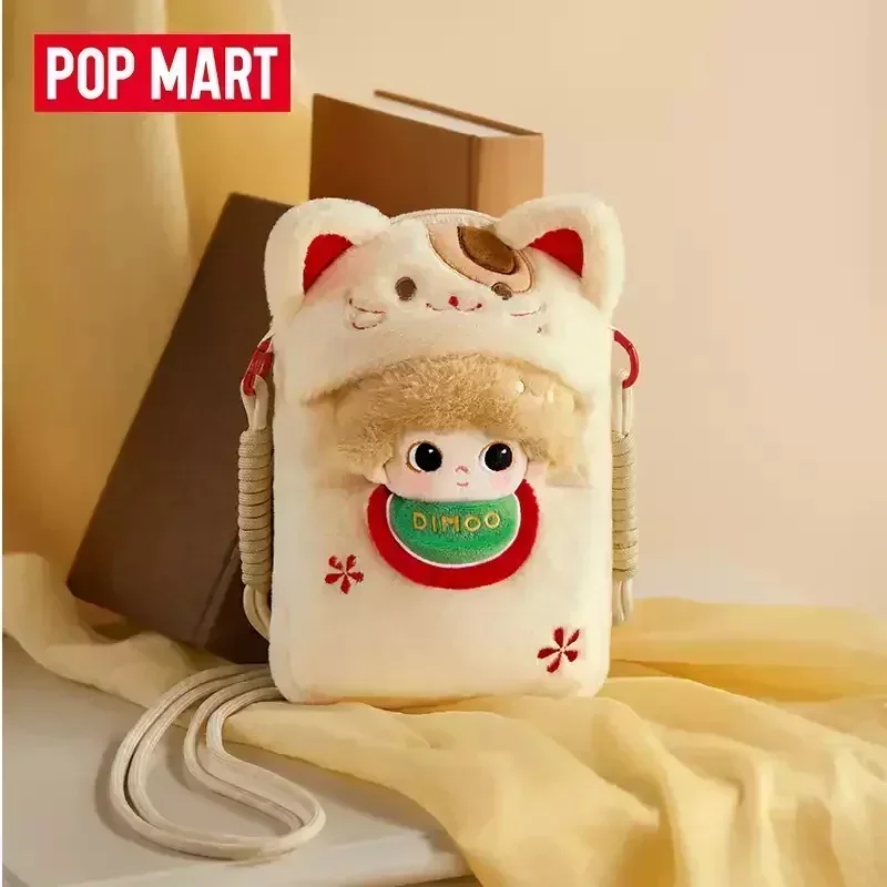 Pop Mart Dimoo Seria Tkane Cudowności Telefon Poszewka na Poduszkę Torba Niespodzianka Mystery Box Lalka Śliczna Figurka Anime Torebka Niespodzianka Zabawki Dekoracja na Biurko
