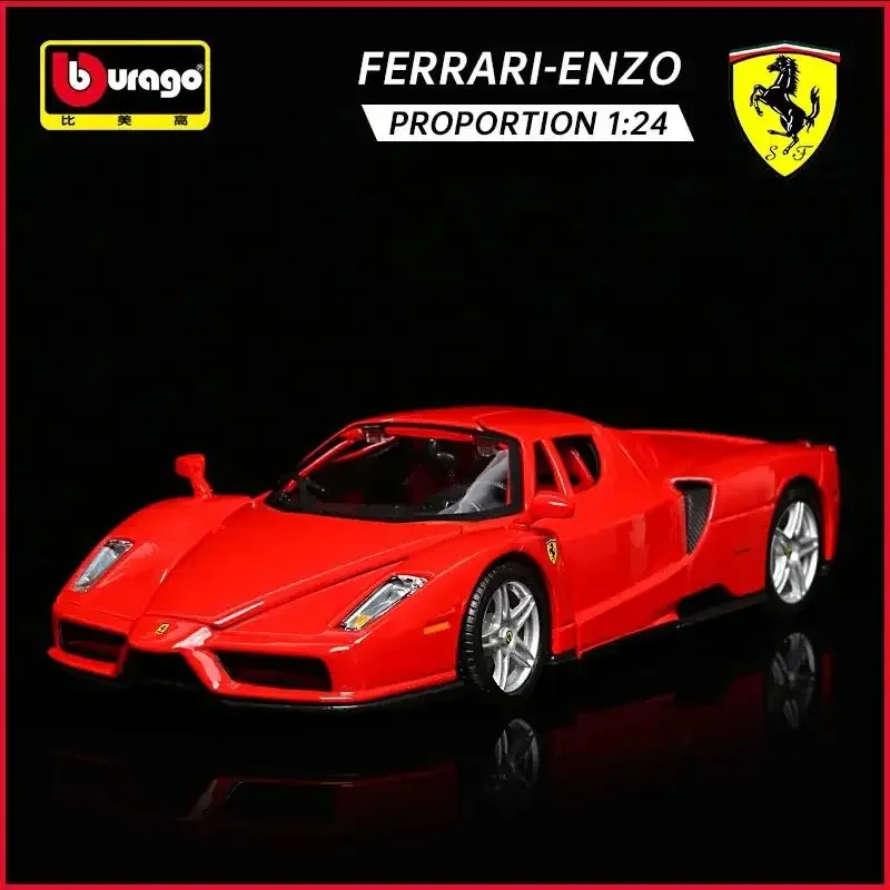 

Burago 1:24 Ferraris ENZO Supercar High Simulation Diecast Car Metal Alloy Model Car Children's toys collection gifts B327