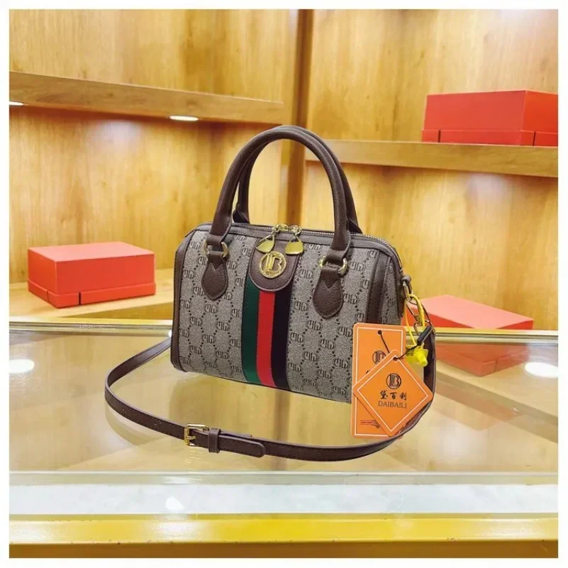 حقيبة كتف كروس بودي متعددة الاستخدامات من بوسطن ، وسادة محمولة باليد ، اتجاه الموضة الشهير على الإنترنت ، متخصصة ، فاخرة ، BG5