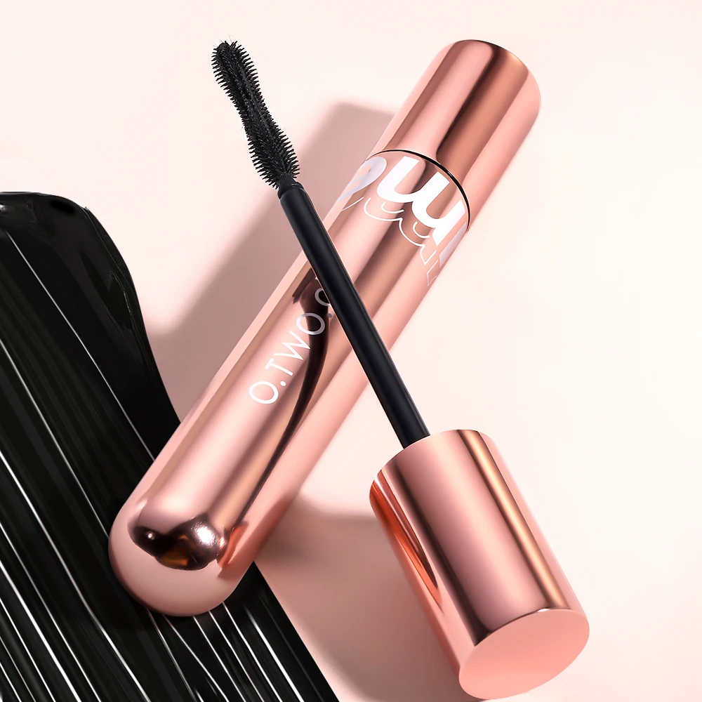 O.TWO.O 4D Mascara Black Lengthening Volume Silky Eyelash Extension Smudge-proof Curling Eye Cosmetic 36Hours Waterproof Mascara