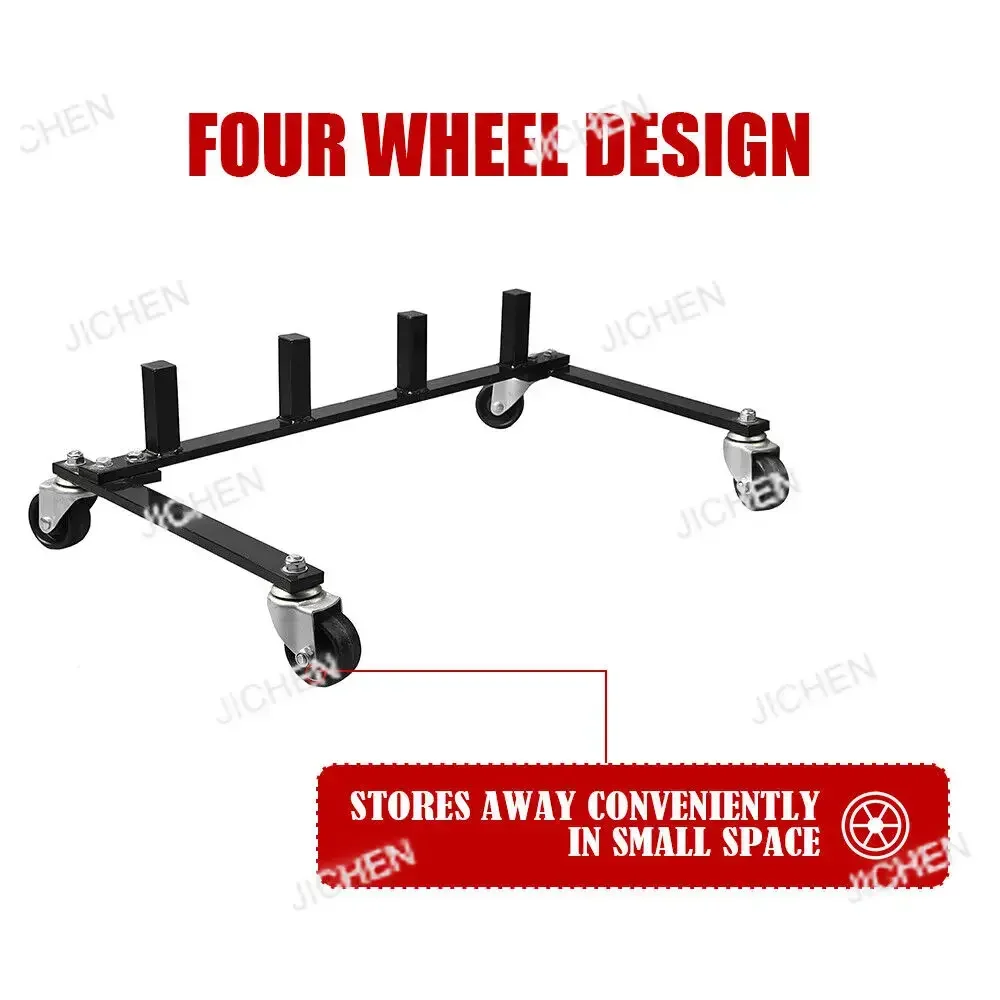 CE 4T بالجملة عجلة السيارة الهيدروليكية دوللي الذهاب مجموعة الرافعات مركبة 1500LB السيارات سحب نقل موقف عجلة دوللي سيارة المحرك أداة تتحرك #4