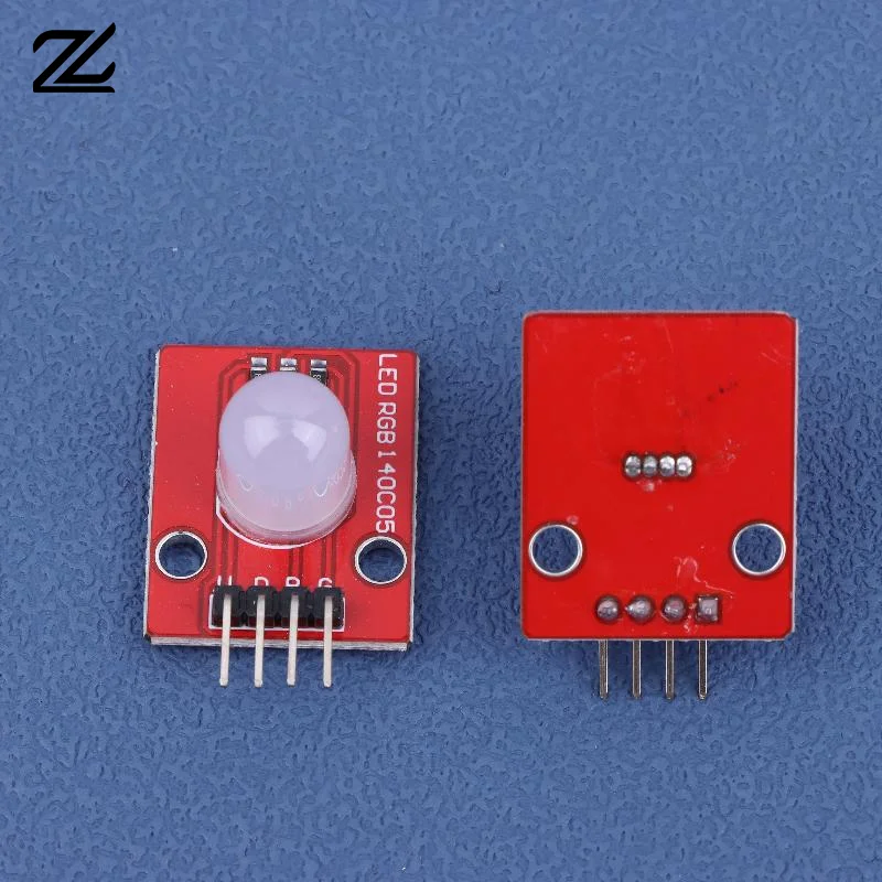 【New】5Pcs 10mm Full Color Three-color Compatible RGB LED Module140C5 Electronic Building Blocks For Arduinos DIY Starter Kit