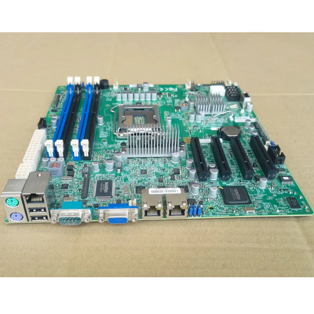 Para placa-mãe de servidor supermicro lga1155 c204 e3 i3 teste perfeito antes do envio X9SCM-IIF