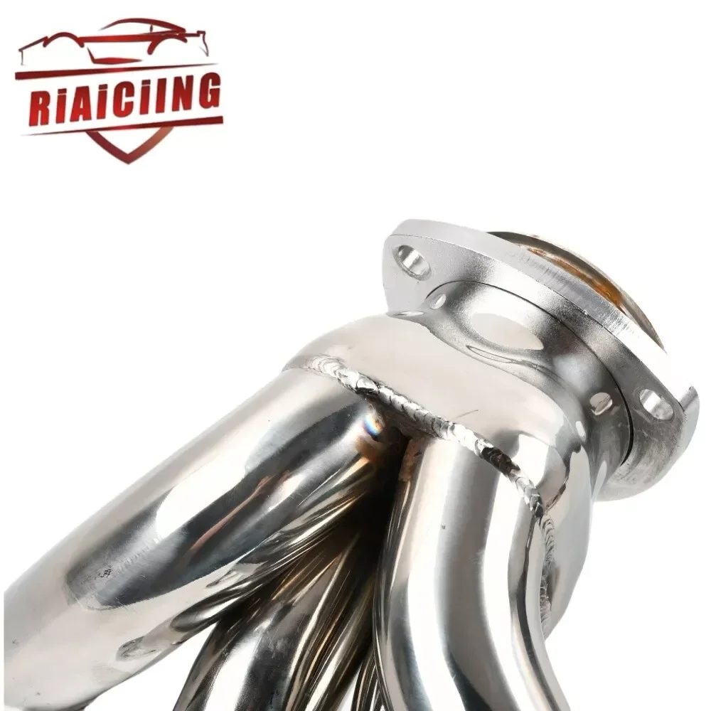 Shorty Hugger Exhaust Headers (Silver Stainless) – Fit for Ford Big Block FE 330 360 390 428 V8 Exhaust Manifolds