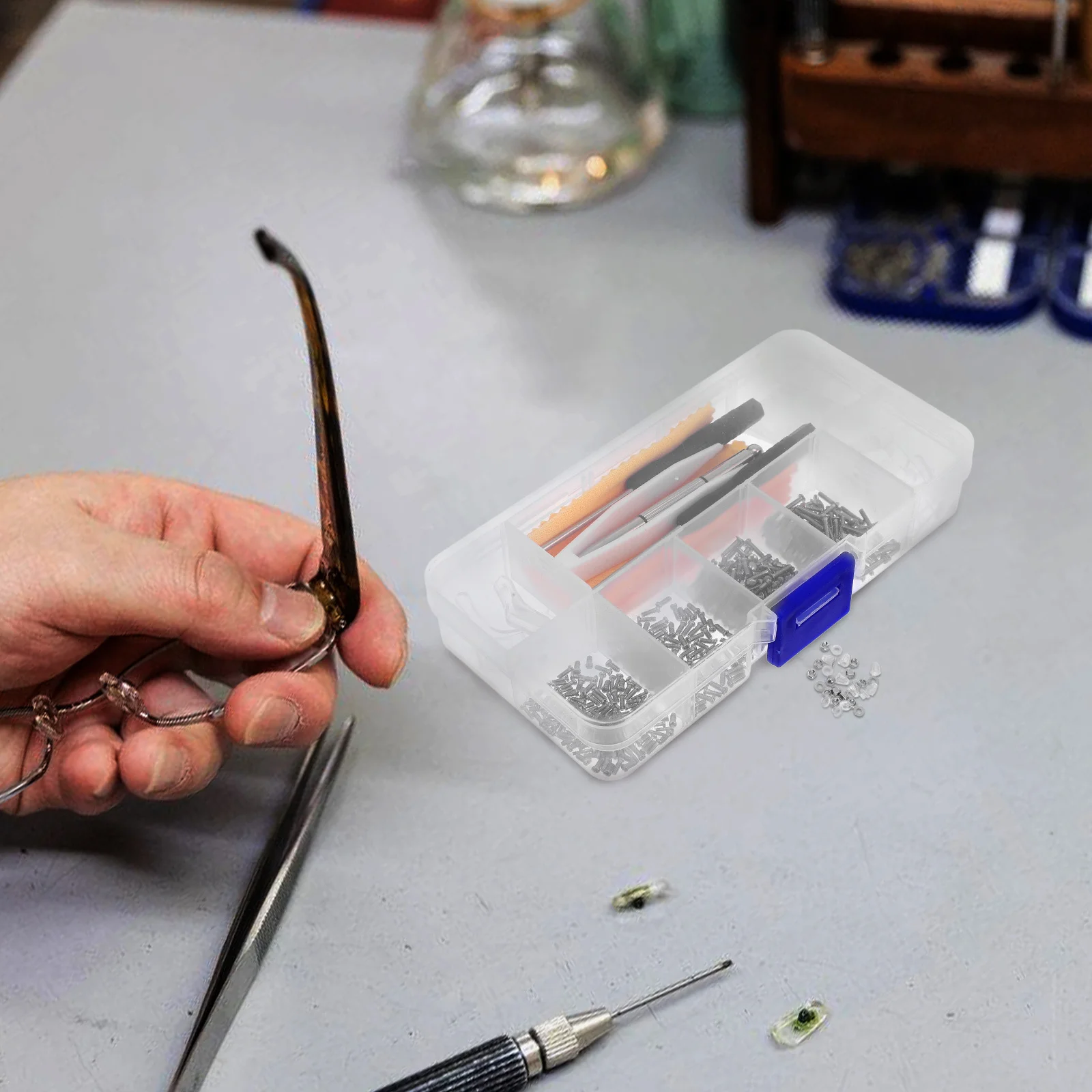 Eyeglass Repair Screwdriver Tools For Glasses Sunglasses Half-Rim Frames Watch Repair Hand Tool Kit