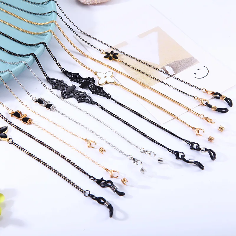 Glasses Chain Fashion Eyeglass Holder Straps Sunglasses Lanyard Holder Straps Eyewear Chain for Women Jewelry Accessories Gifts