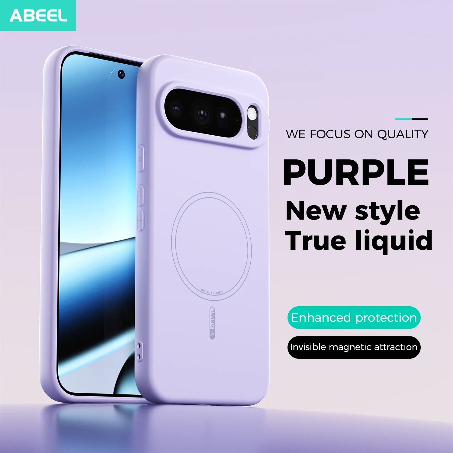 حافظة مغناطيسية من السيليكون السائل لهاتف Magsafe لهاتف Google Pixel 10 Pro XL Pixel 9A Pixel 9 10 Pro Funda غطاء ناعم للشحن اللاسلكي