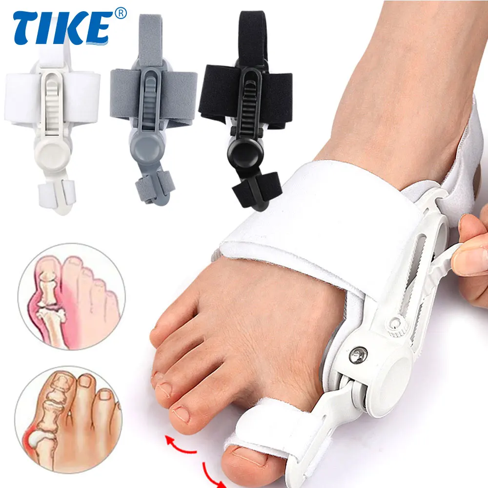 1 Pcs Bunion Corrector for Big Toe, Knob Bunion Splint for Bunion Relief, Orthopedic Toe Straightener with Anti-slip Heel Straps