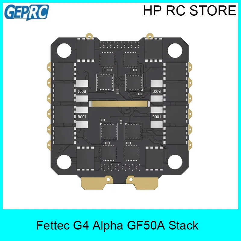 GEPRC Fettec G4 Alpha GF50A FPV Stack G473 Flight Controller FETTEC S2M Dshot2400 GF50A 4IN1 ESC for FPV Freestyle Drone Model