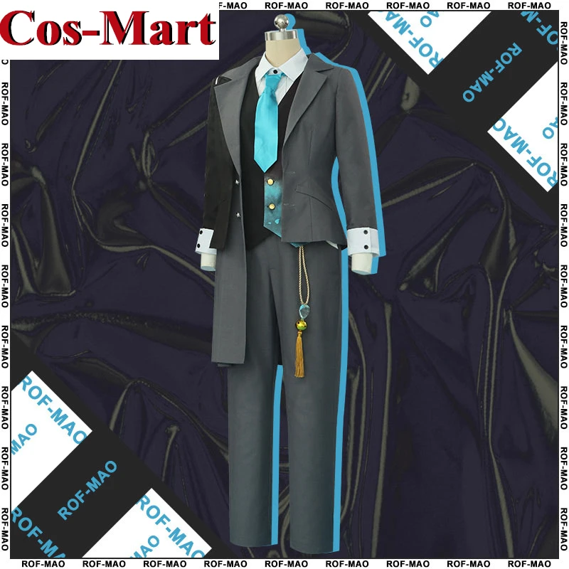 Cos-Mart Anime VTuber Kaida Haru Cosplay Costume ROF-MAO Handsome Uniforms Activity Party Role Play Clothing Custom-Make