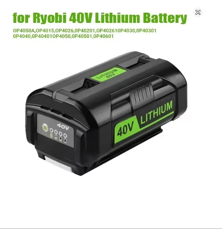 

Li-ion Batterie Rechargeable Pour Ryobi 40V 6Ah OP4060 OP4050 OP4030 OP4026 RY40200 OP4040 RY40430 RY40770 RY40440 Outils