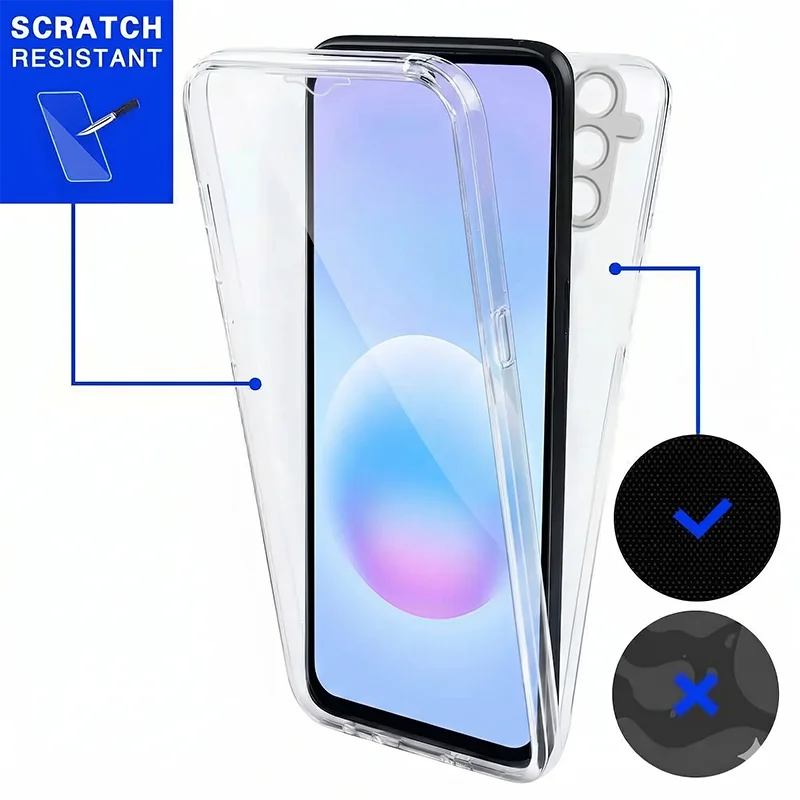 360° Volltransparente Handyhülle für Samsung Galaxy A57 A56 A55 A54 A53 A52 A37 A35 A34 A33 A26 A25 A24 A23 A17 A16 Cover – Detail 2