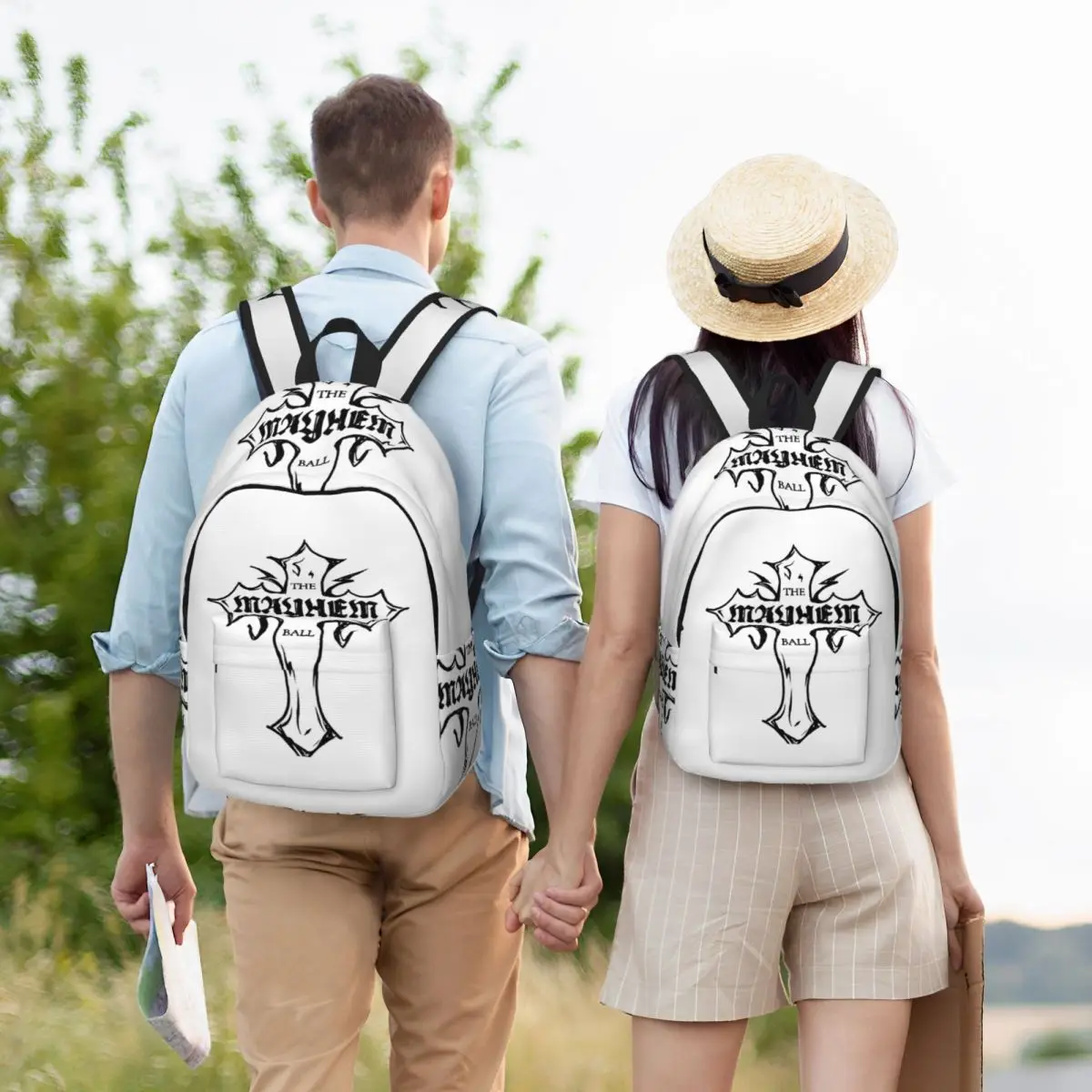 Lady Gaga Mayhem Album Student Backpack School Bag Hiking Travel Daypack for Boys Girls Fashion Bookbag Shoulder Bags