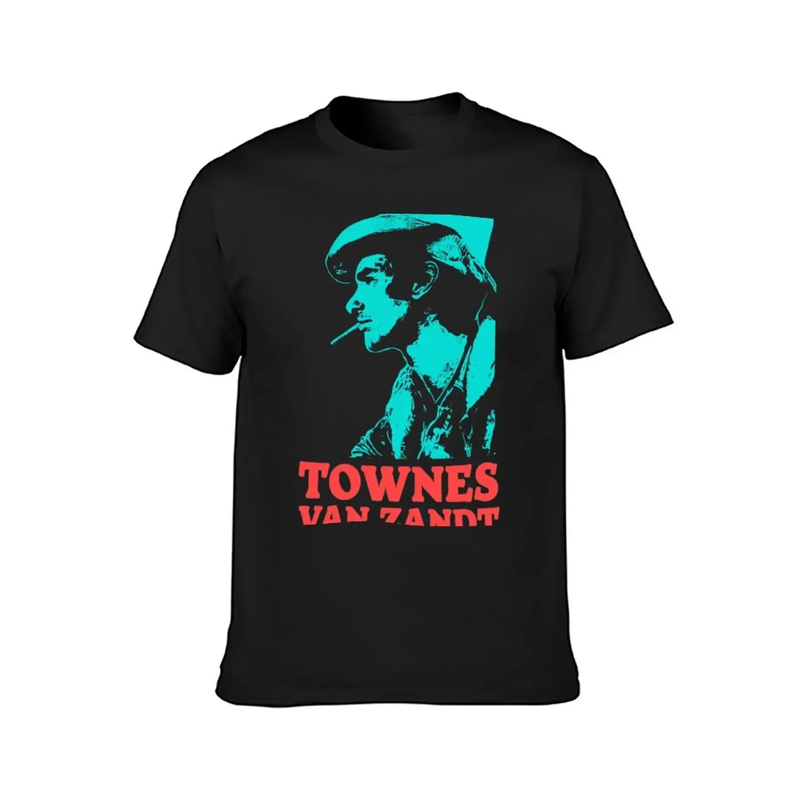 Copy of Townes Van Zandt T-Shirt Short sleeve tee oversizeds plus size tops mens t shirt