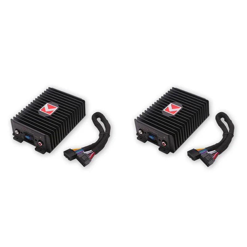 

2X Android-навигационный усилитель DSP, профессиональный автомобильный стерео аудио 4X80 Вт, обновление звука высокой мощности, Hi-Fi усилитель DSP-[A51I]