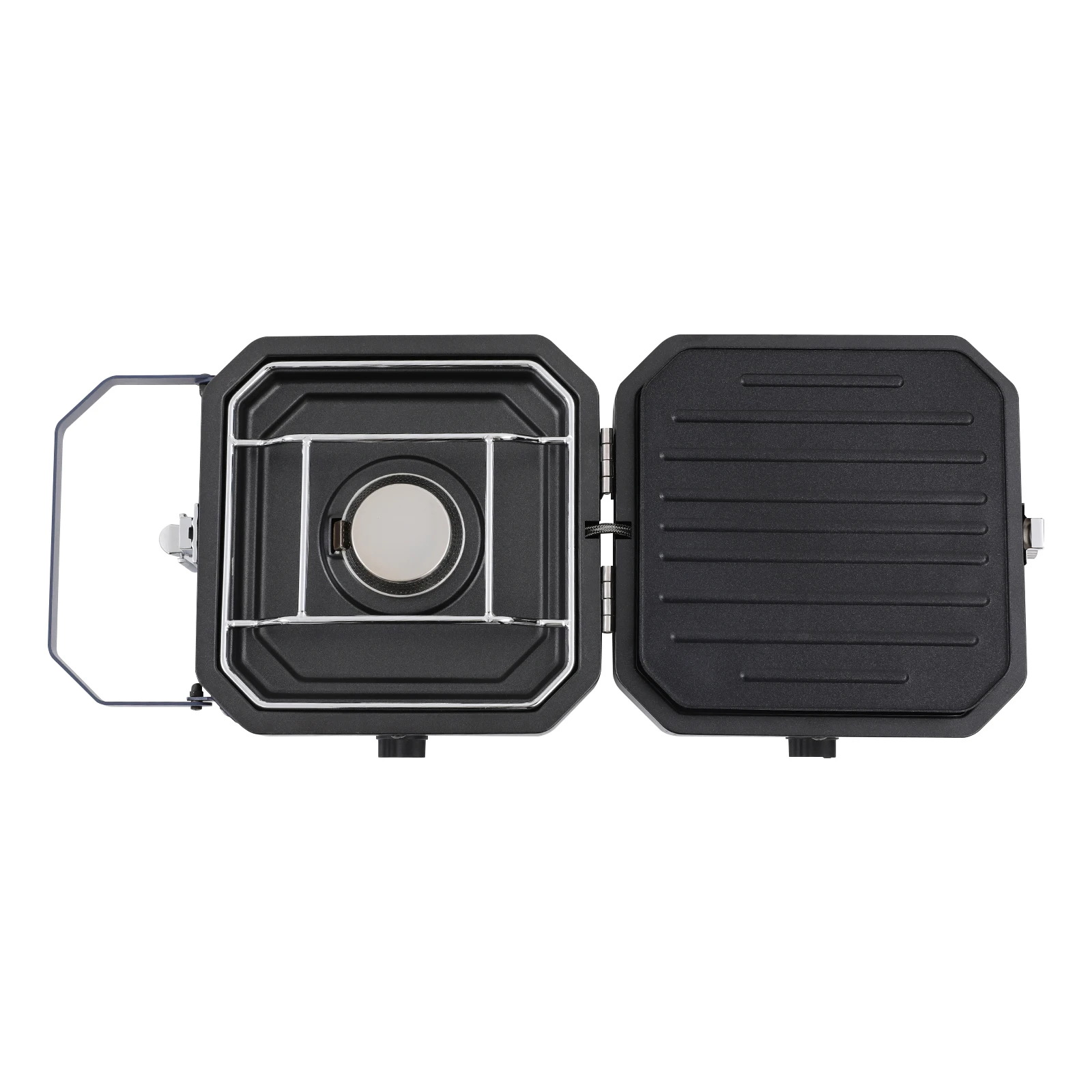 

(Clearance Sale!) Dual-Head Camping Stove 2.3+2.3KW Camping Stove with Grill Pan Portable Gas Burner for Outdoor Cooking & Picnic BBQ