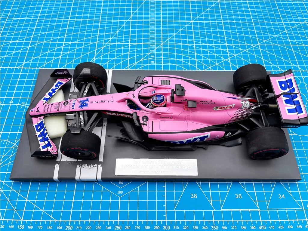 

Minichamps 1:18 F1 A522 Алонсо Бахрейн 2022, коллекционная статическая модель автомобиля из смолы и металла, подарок