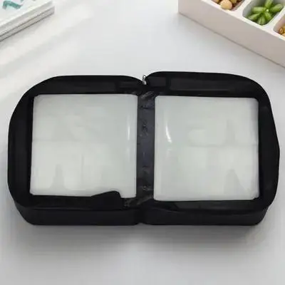 

Cd Wallet Bag Case Organizer Media Storage Box Portable Large Capacity Album Holder Box Separate Album