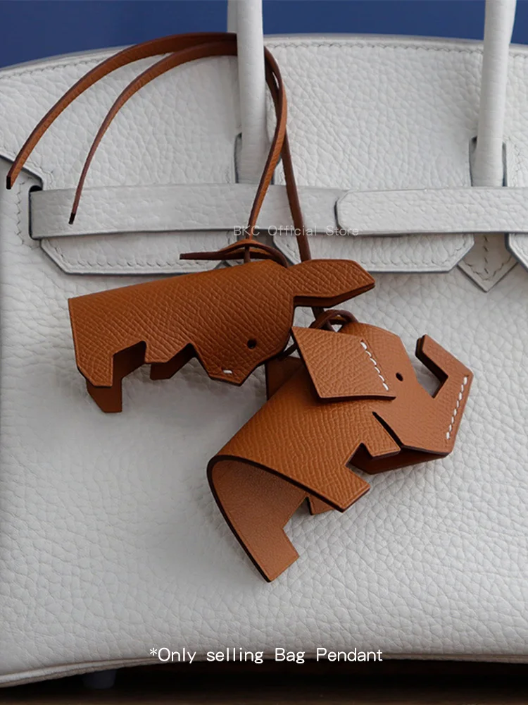 ciondolo-per-borsa-fatto-a-mano-in-pelle-epsom-a-forma-di-elefante-coniglio-con-cuciture-a-punto-sella-accessorio-di-lusso-leggero-per-borse