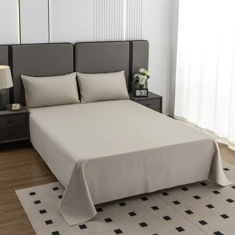 

Earthing-Flat Sheet of Organic Cotton, Silver Fiber EarthFriendlyNature HealthWellGrounded Bed Sheet with connected Cord5 Meters