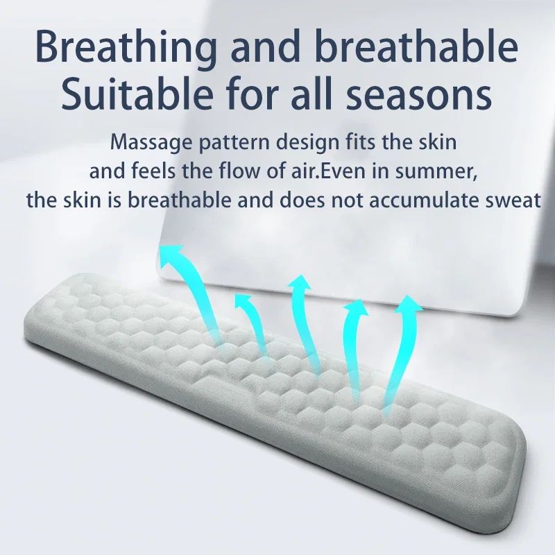 2025 New Keyboard mouse wrist rest ergonomic office typing protect relax wrist memory foam mouse pad computer notebook mouse pad