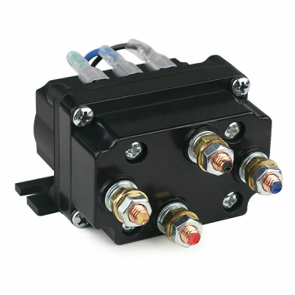 Universal 12V 24V 250A Winch Remote Contactor Winch Control Solenoid Relay Twin Wireless Remote Recovery For Car Jeep Motorcycle