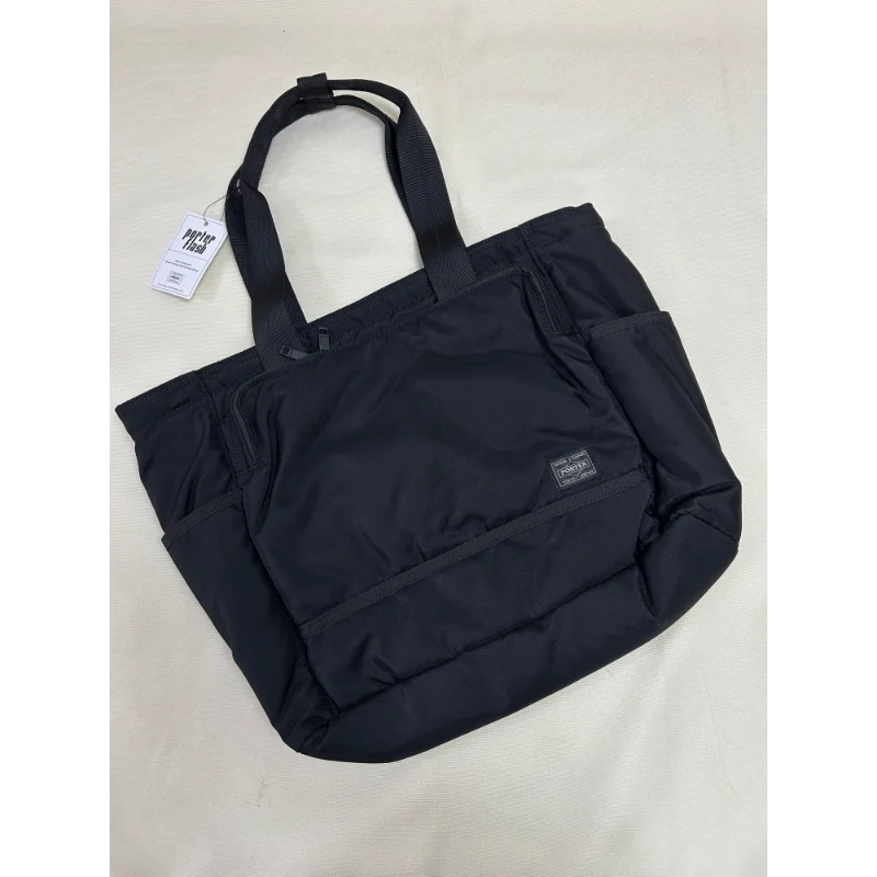 Porter Laptop Tote Bag Men Shoulder Handbag  Portable Large Capacity Waterproof Lightweight Notebook Bag Shopping Purse