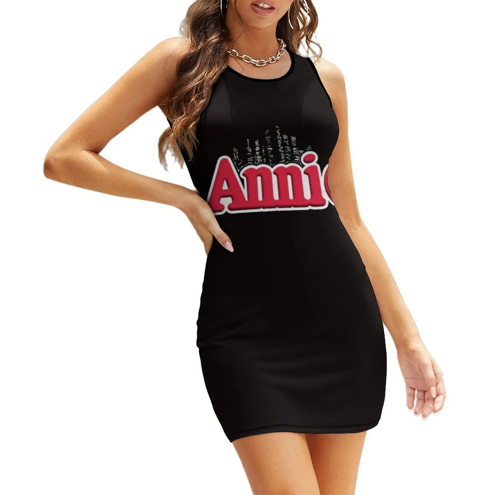 

Annie Musical Logo 59 Simple Vintage Sleeveless Sundress dresses for women 2025 Dress vintage