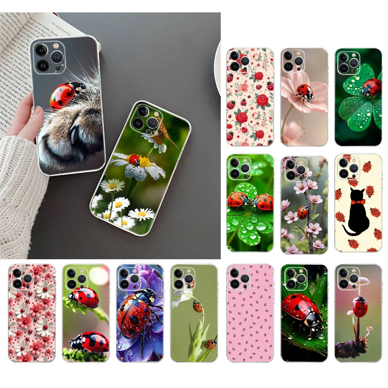 

ladybug Phone Case For iphone 17ProMax 17 Pro Air 16 15 14 13 Pro Max 16 15 14 13 Pro 15Plus