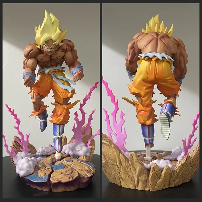 

Super Saiyan Goku Power Up Gk Figure Anime Collectible Model Desktop Display Statue Trendy Action Figure For Adult Collectors