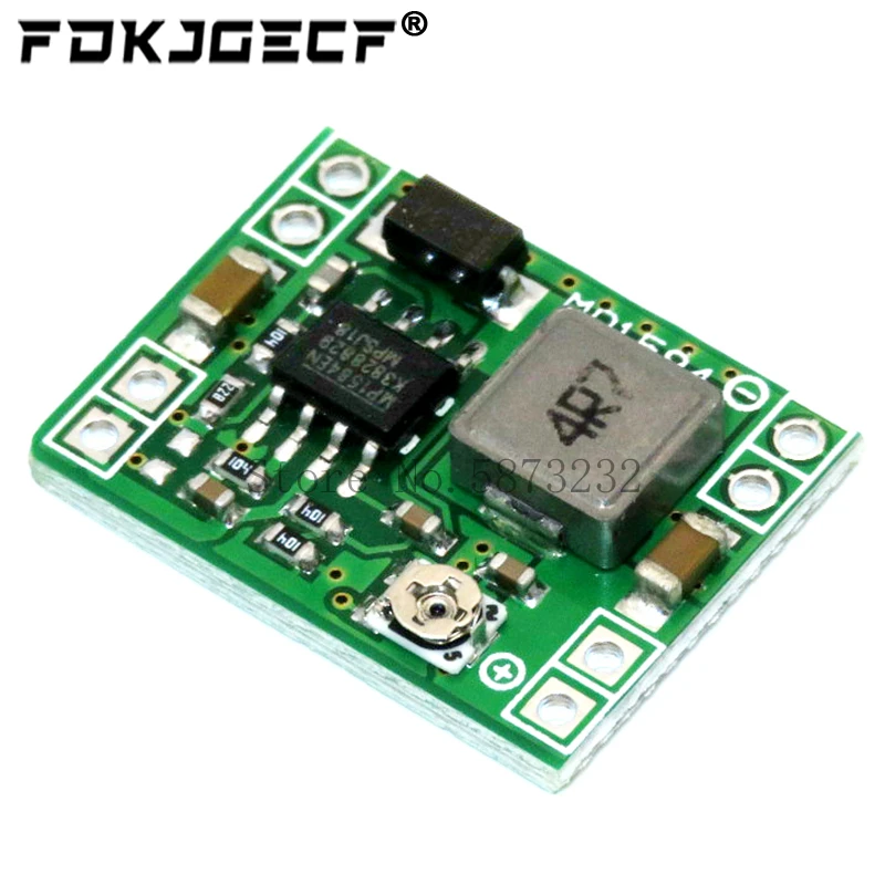 50PCS MP1584EN Ultra-small size DC-DC step-down power supply module 3A adjustable step-down module LM2596