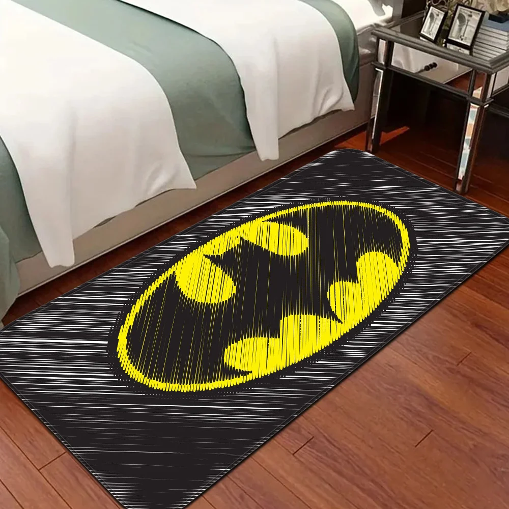 B-Batmans Cartoon Entrance Door Mat Washable Non-Slip Living Room Sofa Chairs Area Mat Kitchen Welcome Doormat