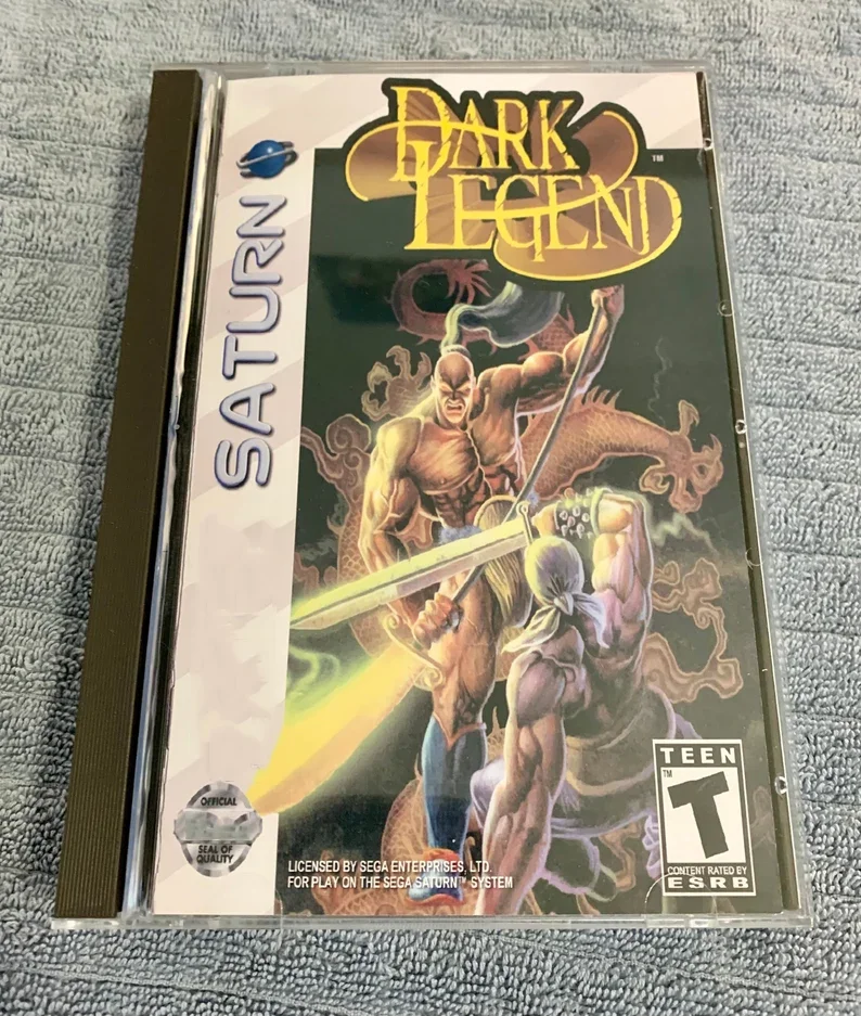 Saturn Copy Disc Game Dark Legend With Manual Unlock SS Console Game Optical Drive Retro Video Direct Reading Game