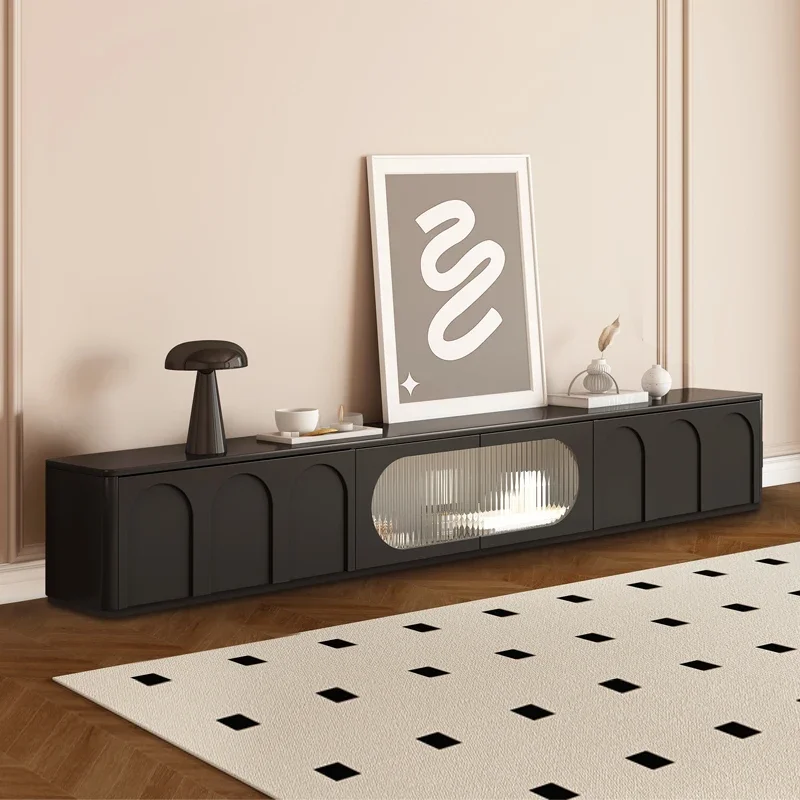 

Simple Living Room Tv Stand Big Storage 240Cm Glass Floor Modern Tv Cabinet Nordic Luxury Designer Fernsehtisch Furniture Home