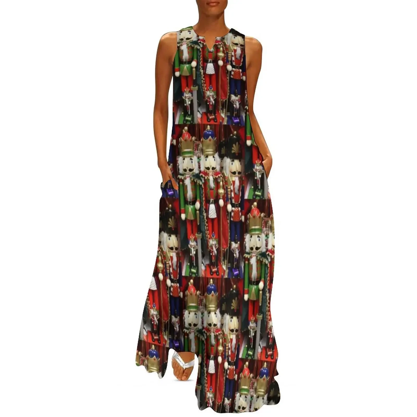 

Nutcracker Soldiers Long Dress women's clothing trend 2025 women dresses Women dresses summer prom clothes Dress