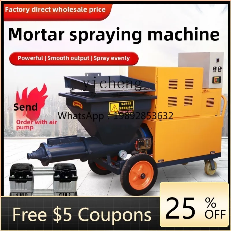 

Многофункциональная машина для распыления цементного раствора U6, автоматическая машина для нанесения штукатурки, краски под камень и порошковых покрытий.