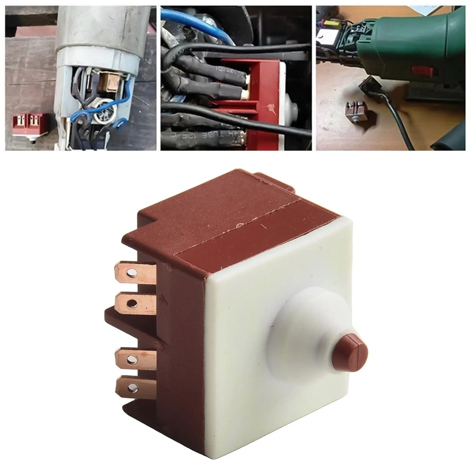 DPST NO Push Button Design for Angle Grinders Replace Your Old or Broken Switch Compatible with For Bosch GWS67100