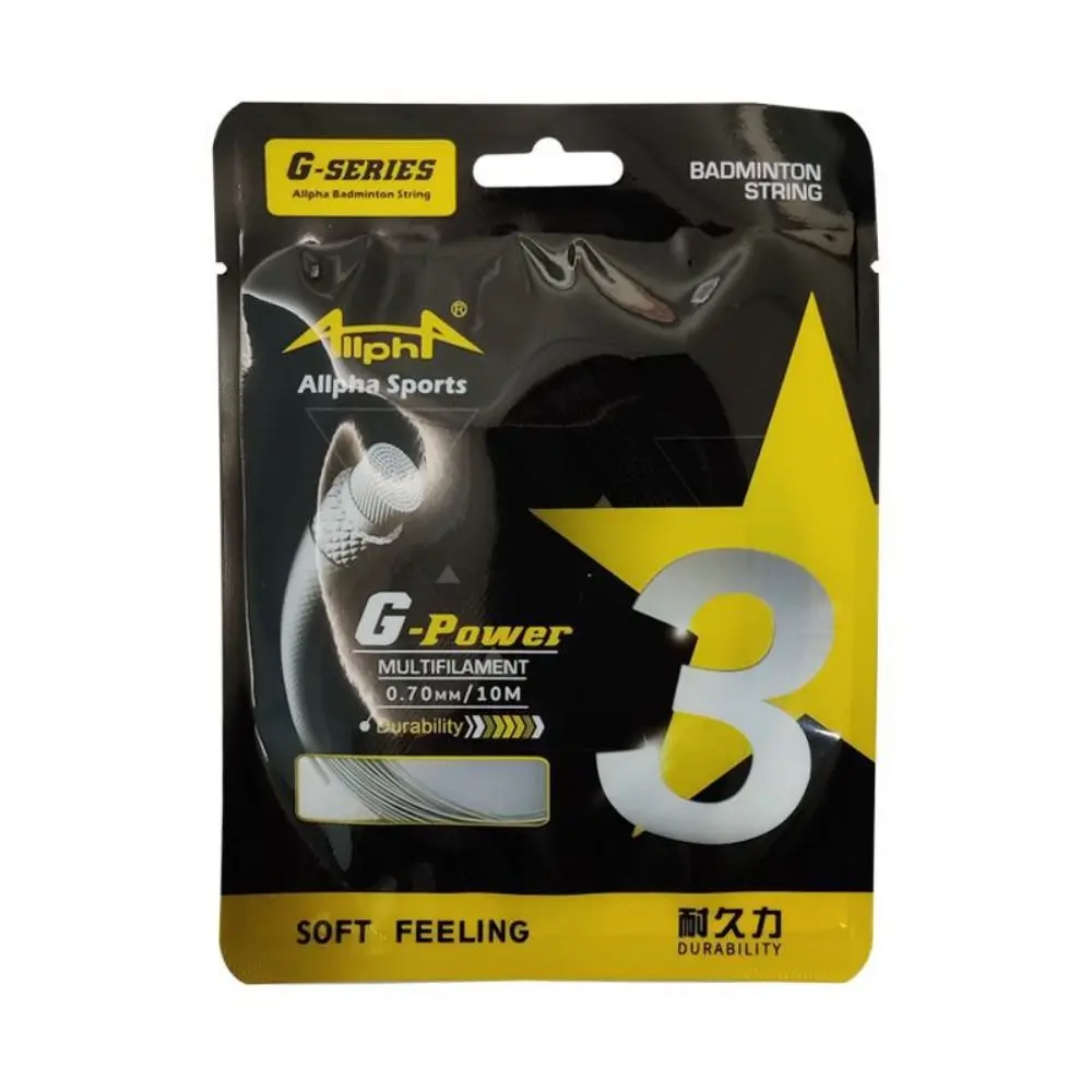 0,7mm G3 Badminton-Saite Hochelastische Standard-Badmintonsaite Kohlenstoff-Nanofaser Badminton-Saite für Amateure – Detail 7