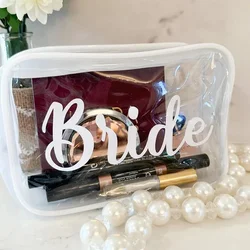 Bride Hangover Survival Kit makeup bag Bachelorette hen Party bridal shower bride to be beach wedding engagement future Mrs gift