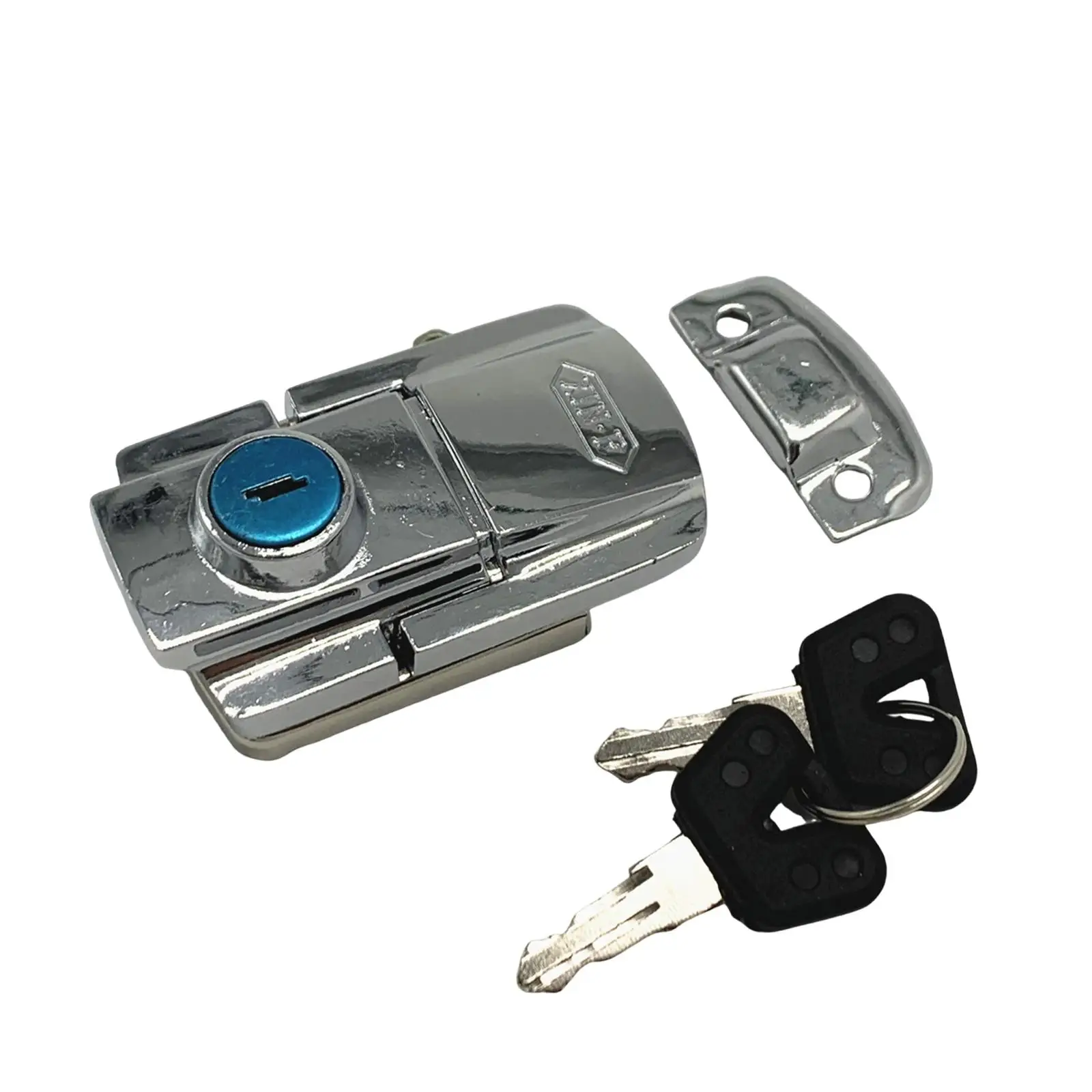 

Противоугонный замок-цилиндр для мотоциклетного кофра, прочный металлический замок для заднего багажника, надежные аксессуары с ключами для модификации