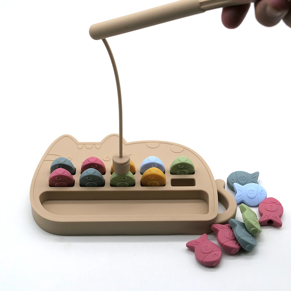 

Магнитные игрушки для рыбалки, магнитная удочка, детская игра-головоломка, подарки для детей, игрушки для рыбалки с котятами