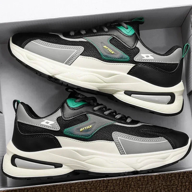 2025 Men's Must-Haves! Breathable Mesh Walking Shoes - Ideal for outdoor jogging and casual wear running shoes image 5