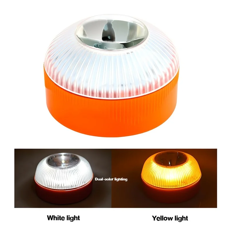 

Newest V16 Portable Emergency Light Car Emergency Beacon Light Magnetic Induction Road Accident Light Waterproof