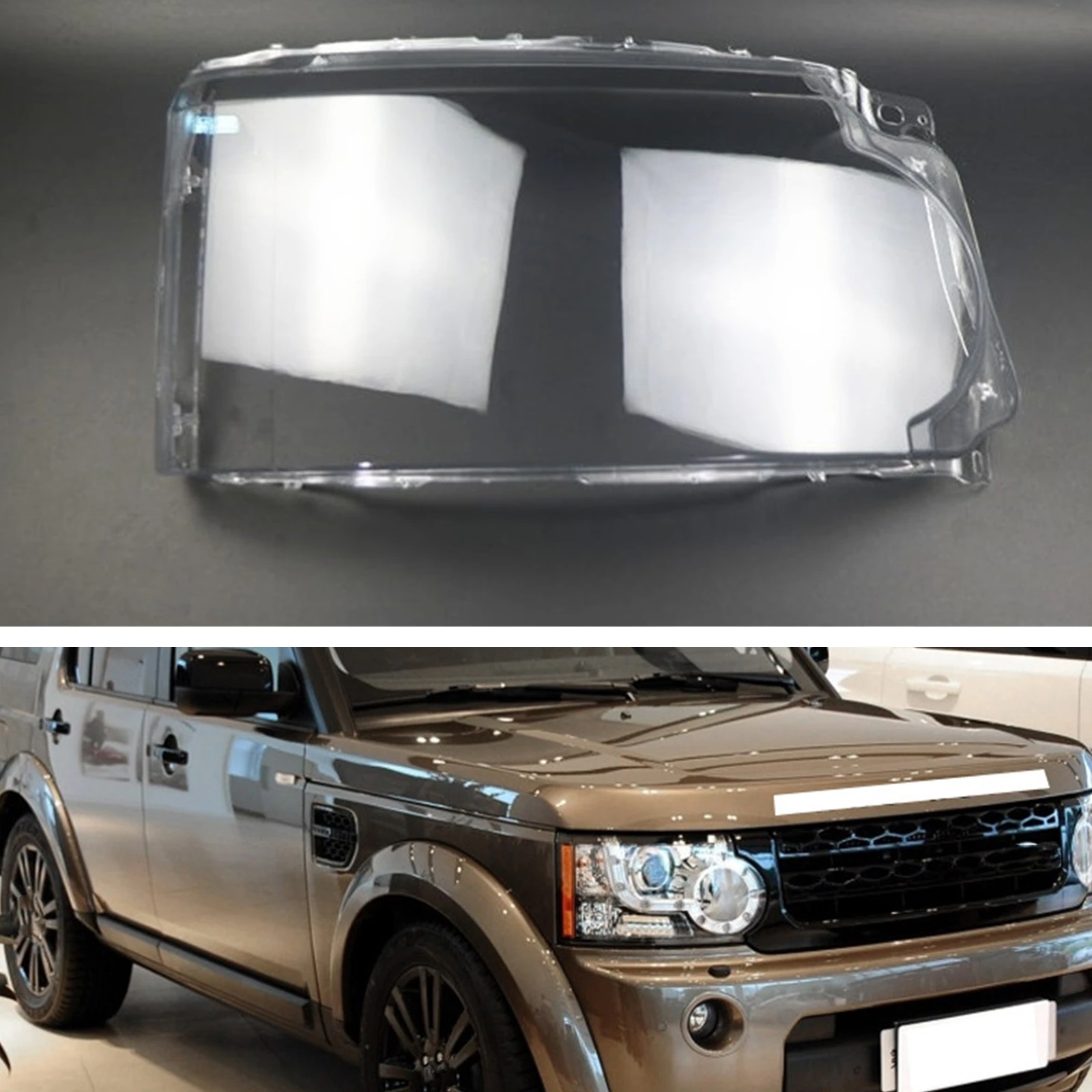 

Front Headlight Lens Cover Clear Headlamp Shell Head Light Lamp Case Lampshade Cap For Land Rover Discovery 4 LR4 2010-2013