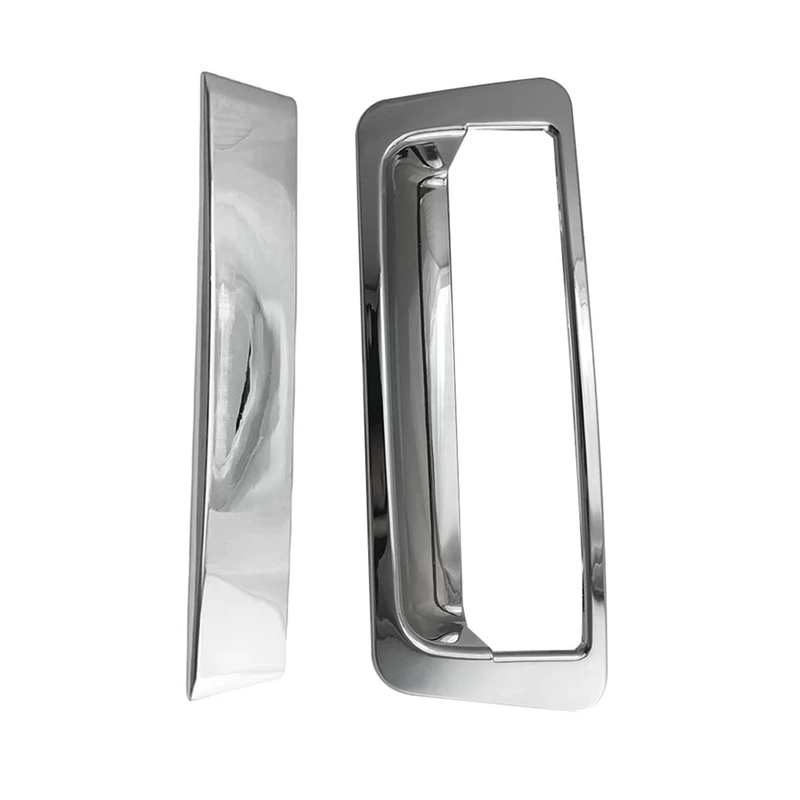 BB Chrome Rear Handle Bowl Cover Trim Tailgate Handle Trim For Nissan Frontier Navara D40 2007-2013 Paste Style